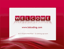 Tablet Screenshot of bdcoding.com